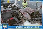 Trei romani morti intr-un cumplit accident rutier in Spania!