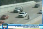 A accelerat in loc sa franeze si un motociclist a ajuns sub masina lui