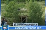 Adrenalina si risc maxim la concursul de bikeri de la Tarnita! VIDEO