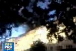 Panica in Iasi, dupa ce mansarda unui bloc a fost cuprinsa de flacari