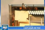 Panica in Iasi, dupa ce mansarda unui bloc a fost cuprinsa de flacari