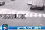 Accidentul de pe Magheru, surprins de camerele de supraveghere. Video