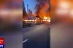 Magazin distrus într-un incendiu provocat de un scurtcircuit, în Bacău