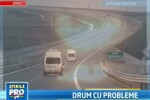 Masina in flacari pe autostrada Transilvania!