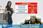 Mamele au de ales intre 2 pachete de concedii pentru copil. Afla care sunt!