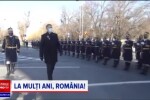 Președintele Klaus Iohannis a depus o coroana de flori la parada de 1 Decembrie