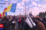 VIDEO. Imagini incredibile la Parlament. Protestatarii AUR au forțat intrarea clădirii