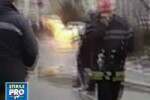 Incendiu in centrul Timisoarei! O conducta de gaz a luat foc