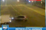 Teribil accident de circulatie, surprins de camerele video! IMAGINI SOCANTE