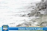 VIDEO. Spectacol inspaimantator pe litoral. Vant furios si valuri cat casa