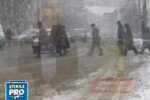 Iarna s-a intors in forta cu ninsori abundente. Vezi starea drumurilor