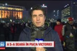 Ziua a 5-a de proteste. Peste 60.000 de oameni sunt in Piata Victoriei iar numarul manifestantilor creste