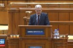 Liviu Dragnea in Parlament, la motiunea de cenzura: