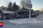Convoiul cu tehnică militară SUA se apropie de Mihail Kogălniceanu