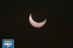 Eclipsa partiala de soare, vazuta de la Bucuresti