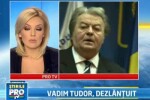 Vadim Tudor, dezlantuit catre executor: Catea turbata!