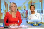 Un martor afirma ca l-a filmat pe Schumacher, care schia cu viteza moderata