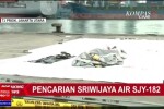 Resturi şi fragmente de corpuri descoperite în zona unde a dispărut avionul Sriwijaya Air