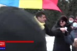 George Simion,atacat cu cerneală la Iași