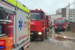 Incendiu foarte puternic pe Bd. Iuliu Maniu