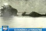 Dunarea a rupt digul la Ceatalchioi, Tulcea. 50 de oameni refuza sa plece!