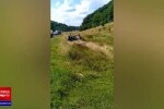 Accident grav pe DN1: O persoană a murit şi trei, între care un copil, au ajuns la spital. GALERIE FOTO