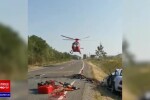 Intervenţia elicopterului SMURD la accidentul cu doi morți din Bihor