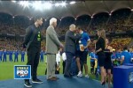 Finala Cupei Romaniei, festivitatea de premiere. Petrolul a primit al treilea trofeu din istorie