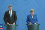 Klaus Iohannis si Angela Merkel, declaratii comune in Germania: Romania a facut progrese in lupta anticoruptie