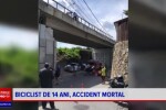 Un adolescent a căzut cu bicicleta de pe un pod și a murit pe loc. Incidentul șocant s-a petrecut la Oradea