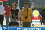 Astazi cel mai cald este in vestul tarii. Marti, temperaturi de 20 de grade