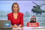 Elicopter militar prabusit in judetul Bacau. Doua persoane au murit. Ranitii, adusi la Bucuresti