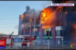 Incendiu la acoperişul magazinului Prosper din Rahova. Nu există victime