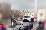 Soţ şi soţie, loviţi de o maşină în urma unei şicanări în trafic, în Bucureşti. Bărbatul fusese anterior lovit cu pumnul