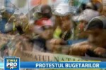 Mitingul bugetarilor s-a incheiat fara incidente