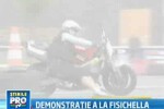 Pilotul Giancarlo Fisichella a facut spectacol la Bucuresti! VEZI VIDEO!
