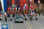 Parada militara. Rusii sarbatoresc 66 de ani de la infrangerea nazistilor