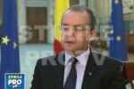 VIDEO. Emil Boc pentru Stirile ProTv: A venit randul companiilor de stat