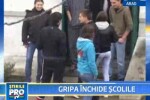 Gripa noua: 6 scoli inchise in Capitala! La Iasi, elevii isi fac masti!
