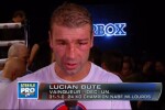 Interviu cu Lucian Bute, imediat dupa final