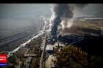 Incendiu major lângă București, la un centru de colectare deșeuri. A fost emis RO-Alert de „alertă extremă”