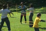 Michelle Obama se pricepe la hula hoop! Vezi video!