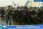 Revolta fermierilor la Cotroceni. Basescu: Nu sunt bani la buget!