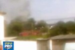 Explozie urmata de un incendiu, intr-un cartier din Iasi! VEZI VIDEO!