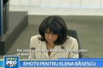 EBa la primul discurs... citit, in Parlamentul European!