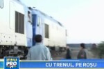 Mecanicul trenului rapid deraiat la Galati a trecut pe rosu!
