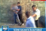 IMAGINI SOCANTE! Pasager snopit in bataie de un sofer de...autobuz