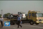 Trei politisti au murit si al patrulea este ranit grav, dupa ce s-au rasturnat cu masina, in Giurgiu