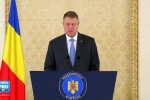 Discursul lui Klaus Iohannis pe aeroportul Otopeni, inainte de summitul de la Bruxelles