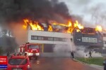 Un incendiu a izbucnit în Cluj, la o hală